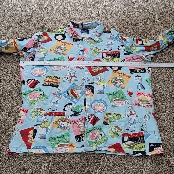 Nick & Nora 1950's Pajamas Vintage 1990's Size XL - Picture 9 of 16